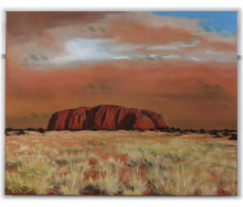 Duststorm over Uluru